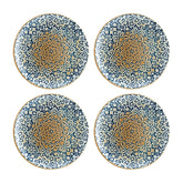 Bonna China Española dia.12"  Round Decorated Porcelain Plate (Set of 4)